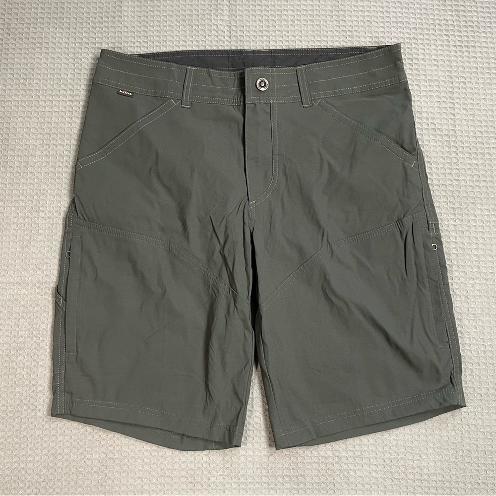 Kuhl Renegade Shorts 32 Men’s Dark Gray Nylon Stretch Cargo Hiking